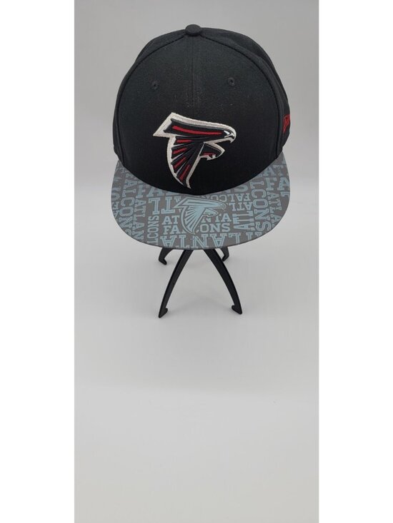 New Era Other - NEW ERA ATLANTA FALCONS unisex 7 1/2 Black L3 HAT CAP 59Fifty NFL sports